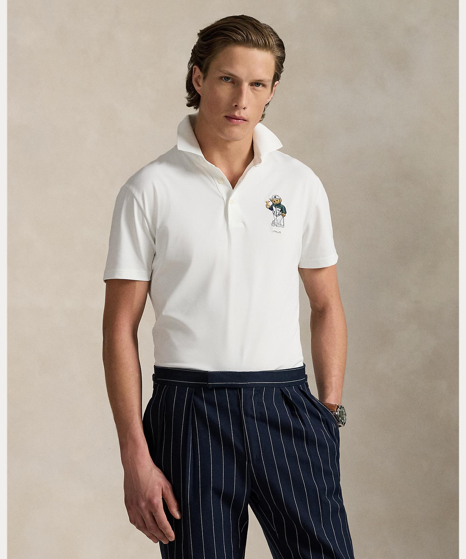 Polo Golf | RLX POLO GOLF Tailored Fit Bear Performance Polo Shirt