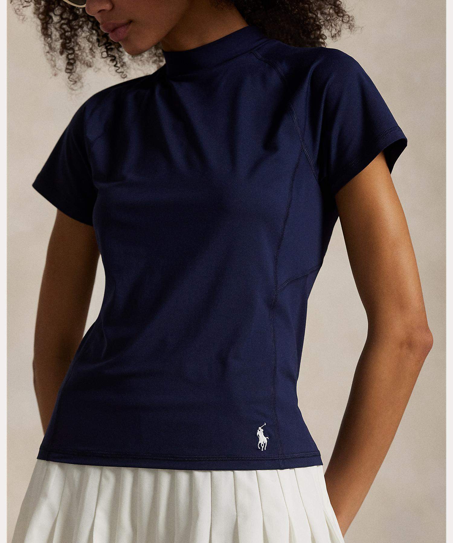 Polo Golf | RLX POLO GOLF Stretch Jersey Short Sleeve Mock Neck