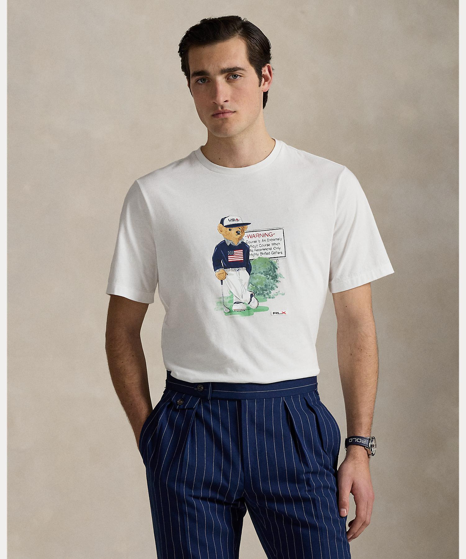 ポロ ゴルフ｜アールエルエックス POLO GOLF｜RLX GOLF （RLX）U.S. ライダー カップ Polo ベア Tシャツ （100ホワイト） 100ホワイト