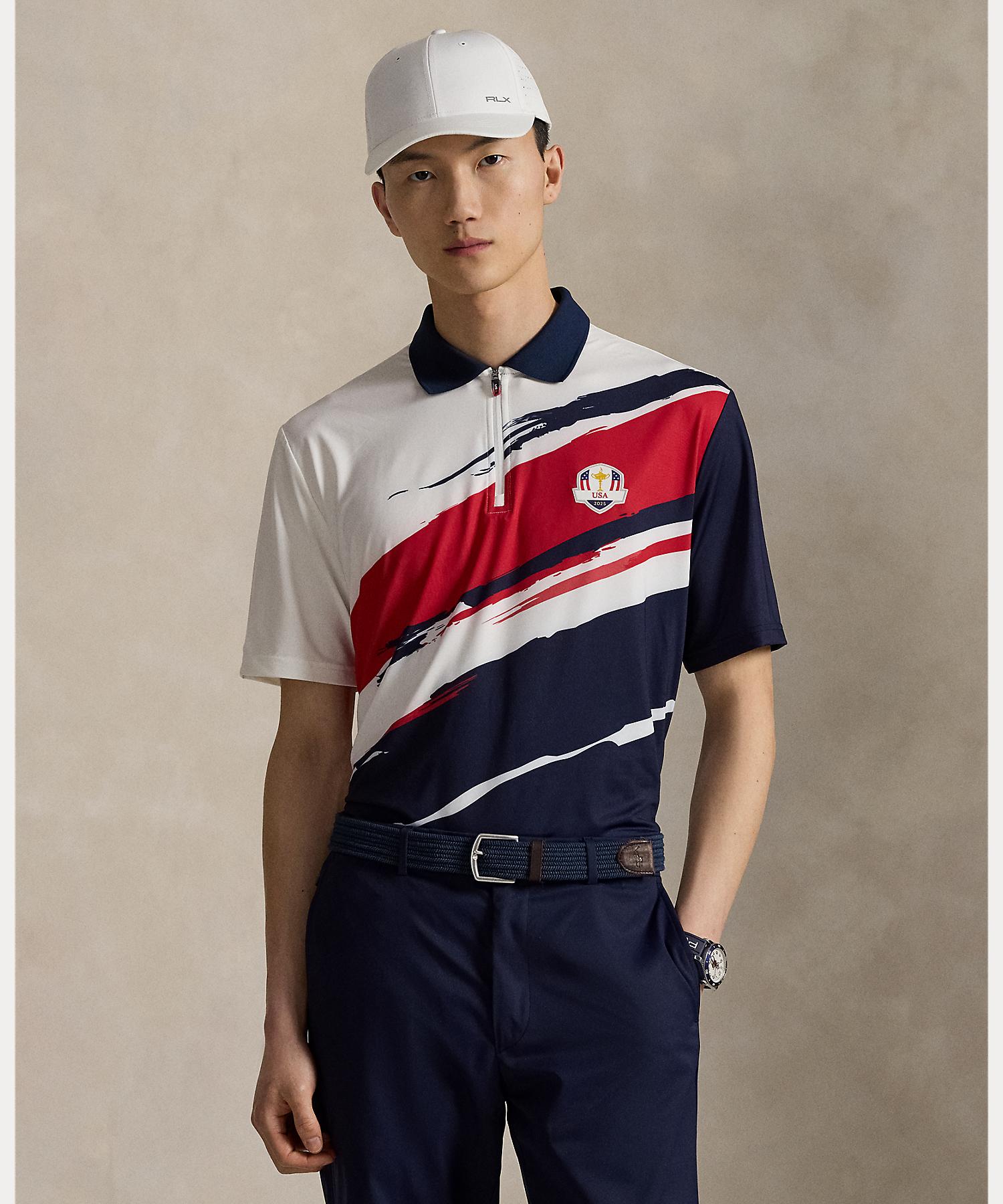 ポロ ゴルフ｜アールエルエックス POLO GOLF｜RLX GOLF （RLX）U.S. ライダー カップ パフォーマンス ポロシャツ （410ネイビー） 410ネイビー