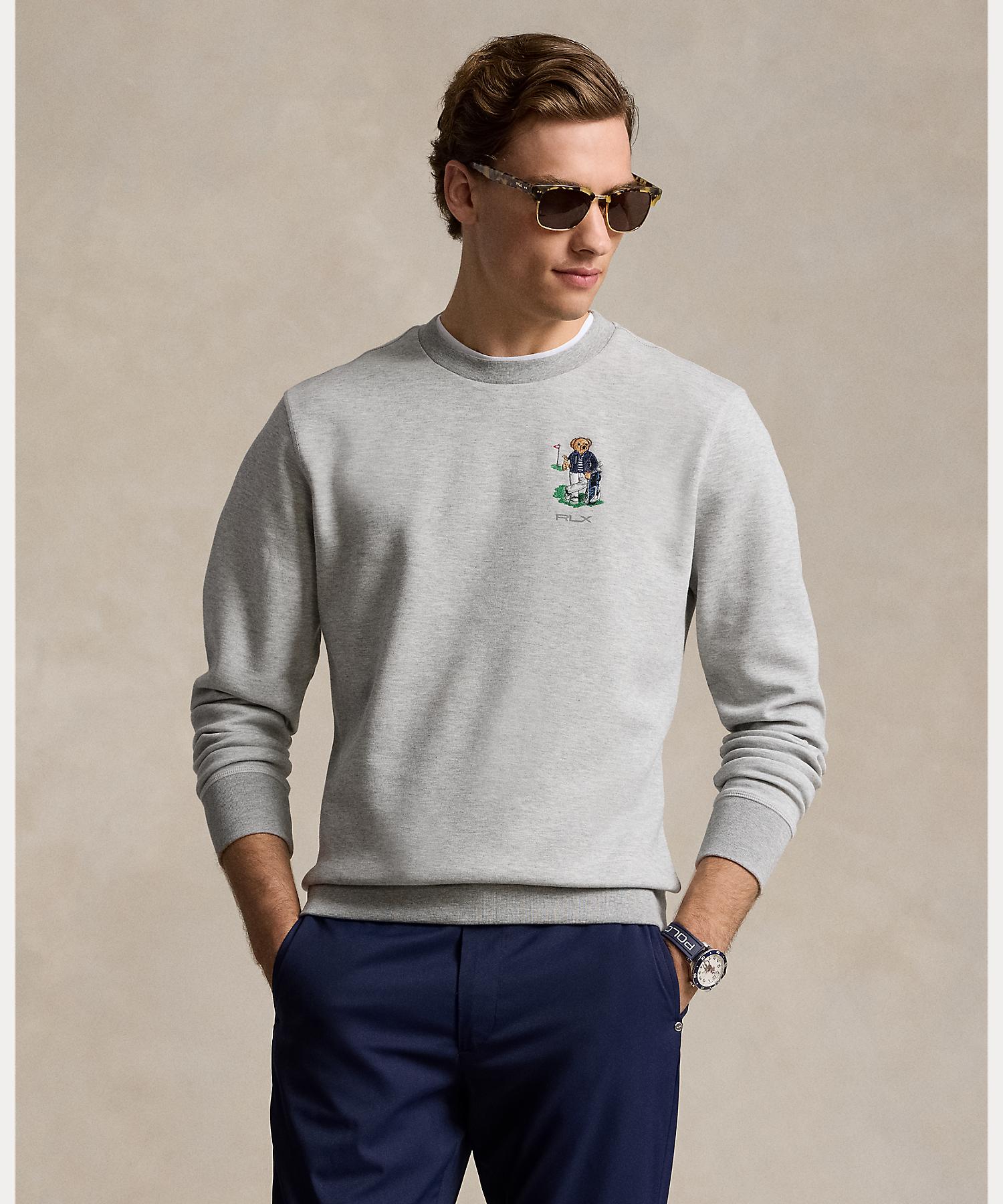 関税込【Polo Golf】Classic Polo Bear Double Knit Sweatshirt Classic Fit Bear Double-Knit Sweatshirt