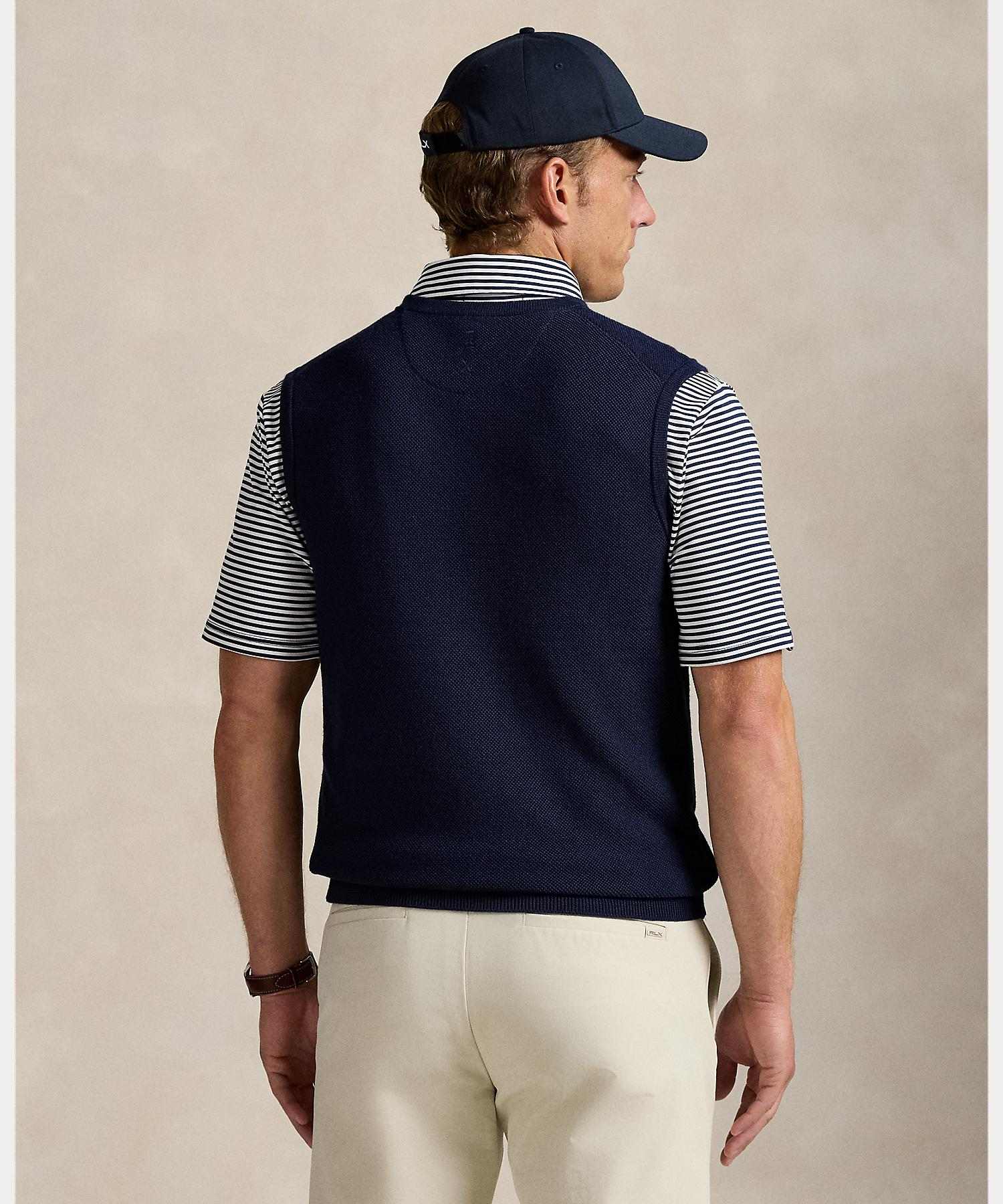 POLO GOLF（ポロゴルフ）フリースベスト ネイビー Lサイズ Polo Golf | RLX Polo Golf | RLX Golf Performance Sweater Vest