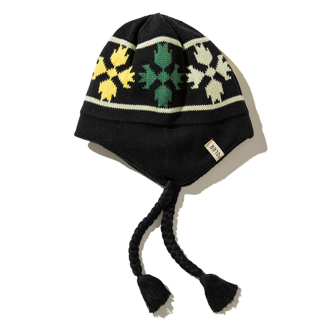 ポーラー POLeR ベア ポー フラップ ビーニー（BEAR PAW FLAP BEANIE） （BLACK） BLACK
