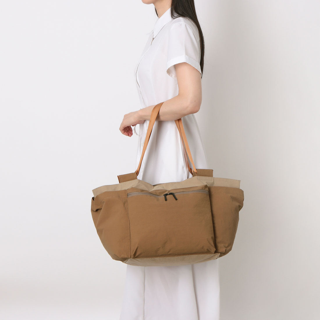 ポンタタ POMTATA P2949 KELP TOTE L （ベージュ） ベージュ