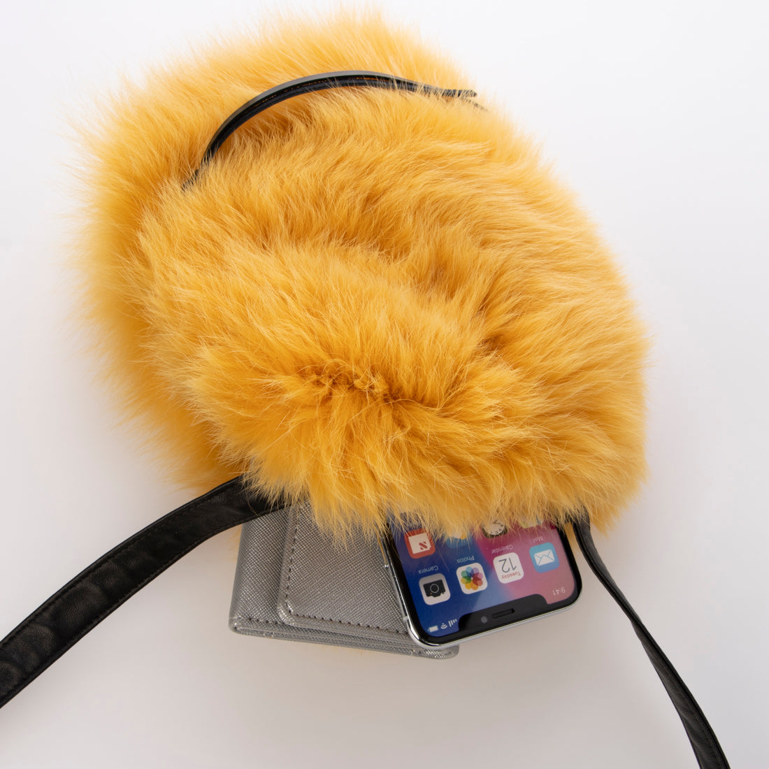 ポンタタ POMTATA P2985 FUR SHOULDER （イエロー） イエロー