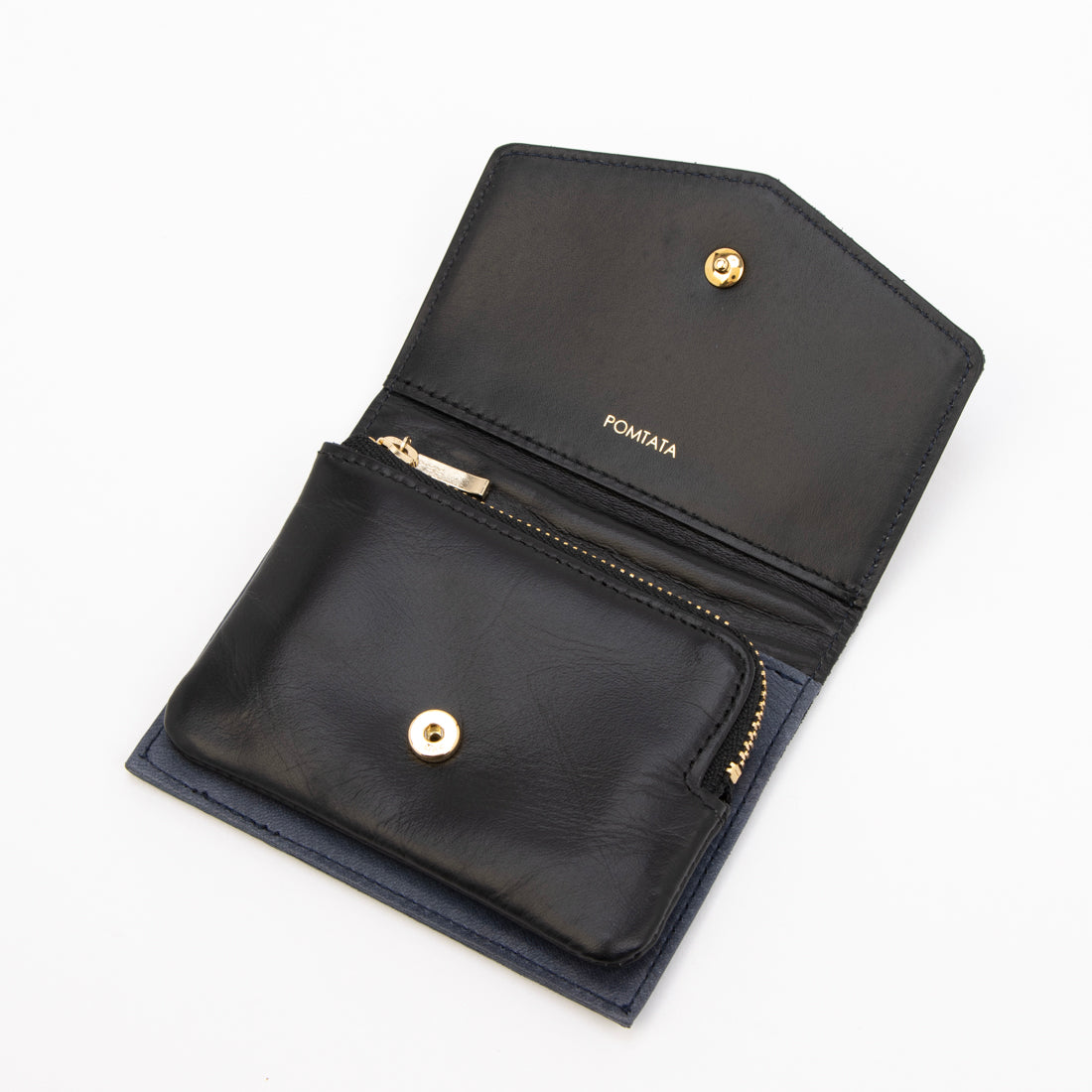 ポンタタ POMTATA P1974 ATA COMPACT WALLET （ネイビー） ネイビー
