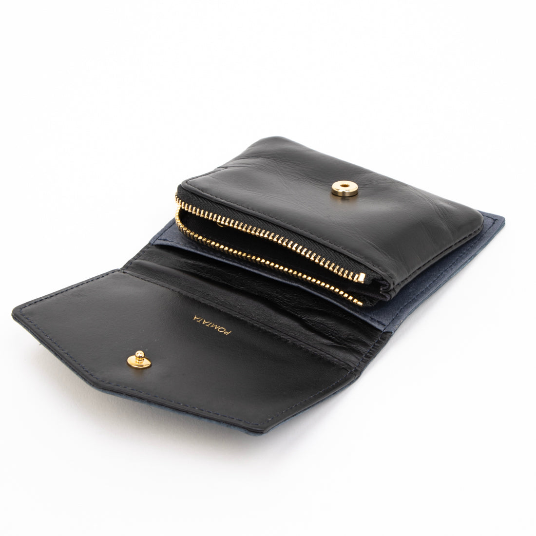 ポンタタ POMTATA P1974 ATA COMPACT WALLET （ネイビー） ネイビー