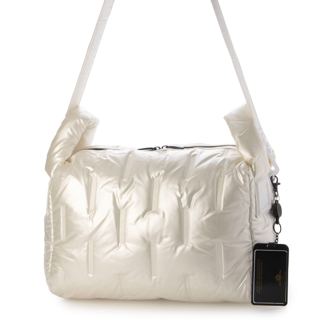 ポリシア POLICIA バブルボンディング スクエア2WAYボストンバッグ （White） White
