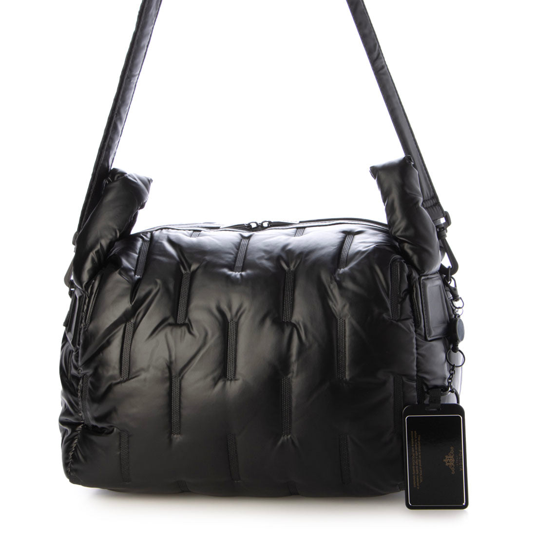 ポリシア POLICIA バブルボンディング スクエア2WAYボストンバッグ （Black） Black