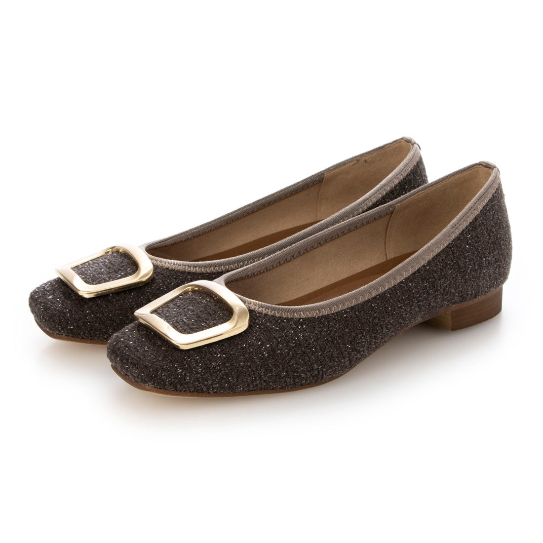 Prima Principessa Square Buckle Flat