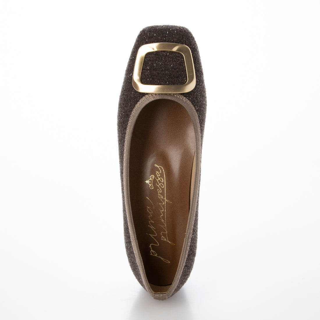 Prima Principessa Square Buckle Flat