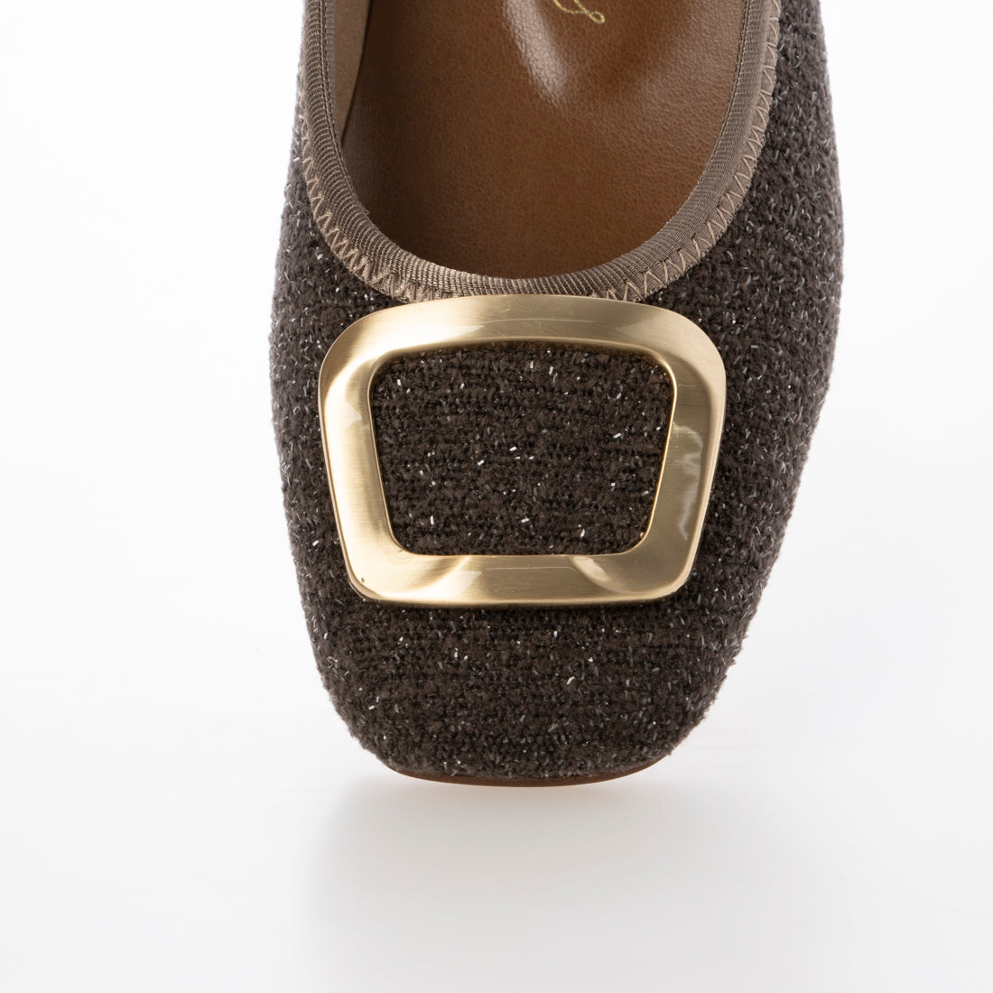 Prima Principessa Square Buckle Flat