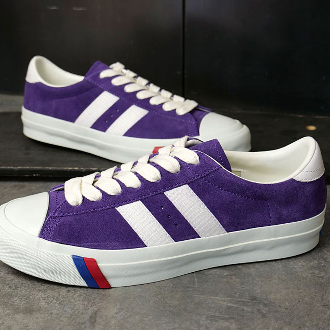 靴 prokeds  plus suede us10 purple Pro-Keds PRO-Keds ROYAL PLUS SUEDE LO PURPLE [PN1021]
