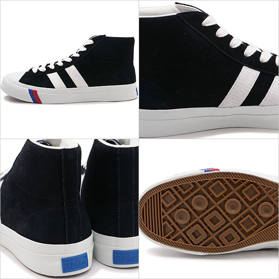 プロケッズ PRO-Keds ROYAL PLUS SUEDE HI BLACK [PN1121] （BLACK） BLACK