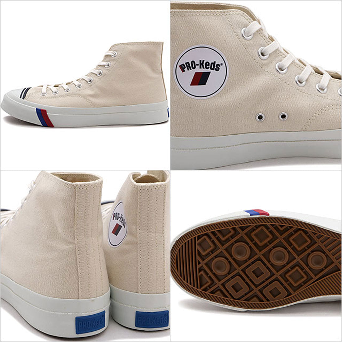 プロケッズ PRO-Keds ROYAL AMERICA HI NATURAL-WHITE [PN1221] （NATURAL-WHITE） NATURAL-WHITE