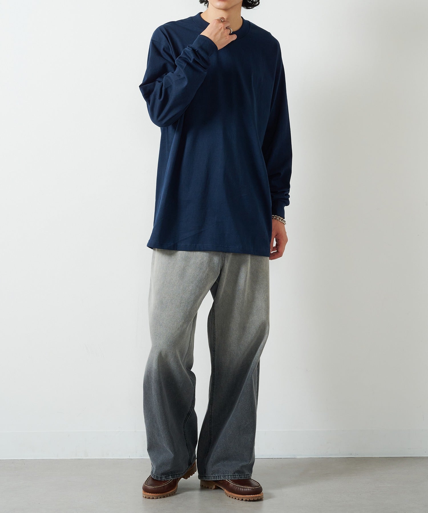 プロクラブ PRO CLUB 6.5ozヘビーロングスリーブTシャツ ロンT PROC-T0045 MURS （ネイビー） ネイビー