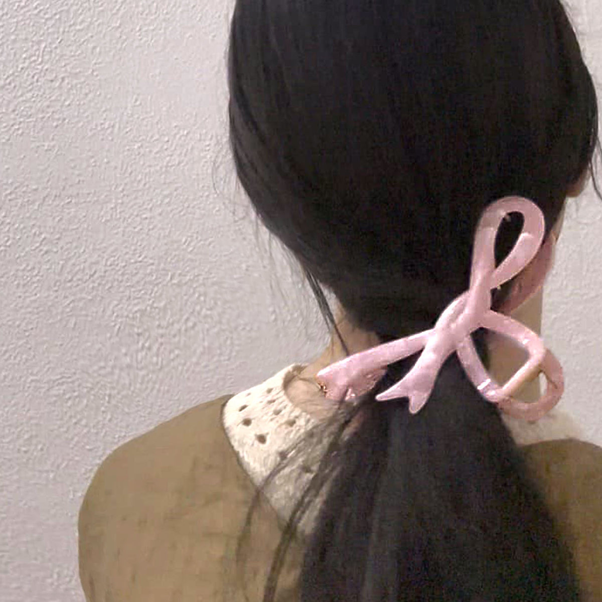 プライベートビーチ privatebeach リボンモチーフヘアクリップ （オレンジ） オレンジ