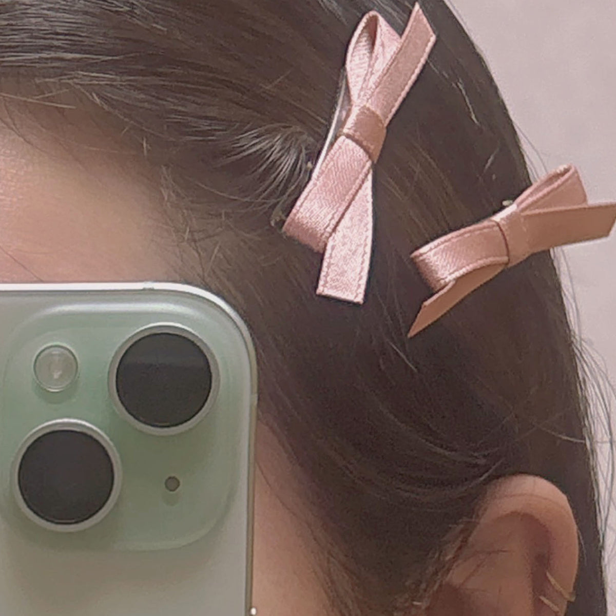プライベートビーチ privatebeach リボンヘアクリップ （ピンク） ピンク