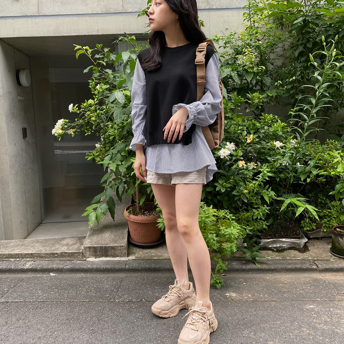 私人海灘私人海灘2件固定後衛Trit Knit最好的和糖果離開上衣