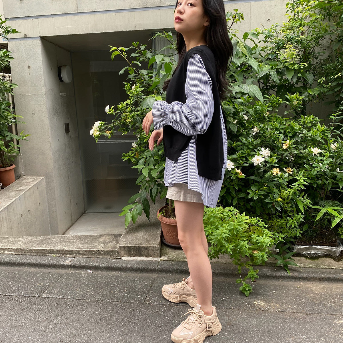 私人海灘私人海灘2件固定後衛Trit Knit最好的和糖果離開上衣