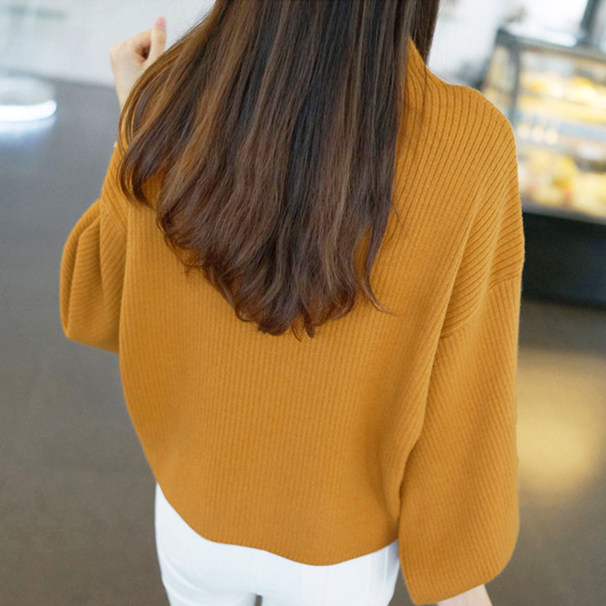 プライベートビーチ privatebeach ボリュームスリーブニットトップス （ブラック） ブラック