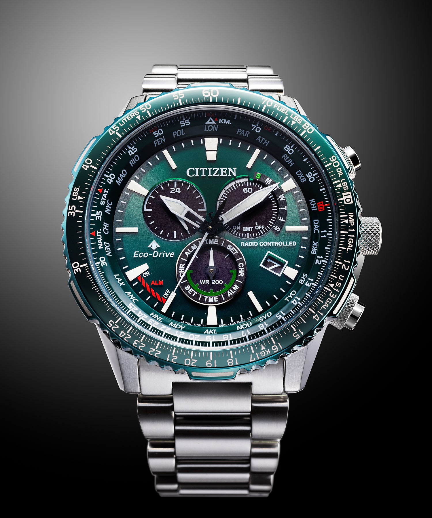 PROMASTER PROMASTER PROMASTER PROMASTER Eco-Drive Radio-Controlled Watch SKY Series