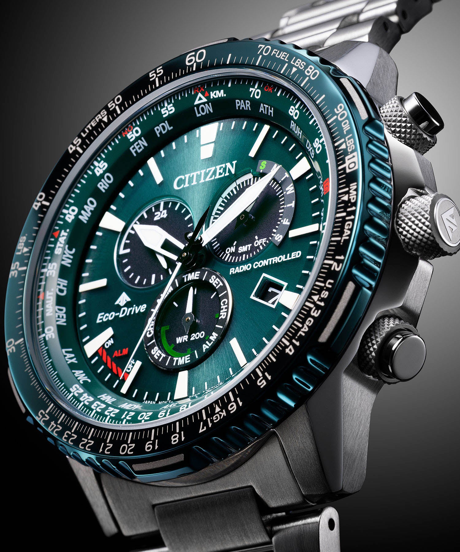 PROMASTER PROMASTER PROMASTER PROMASTER Eco-Drive Radio-Controlled Watch SKY Series