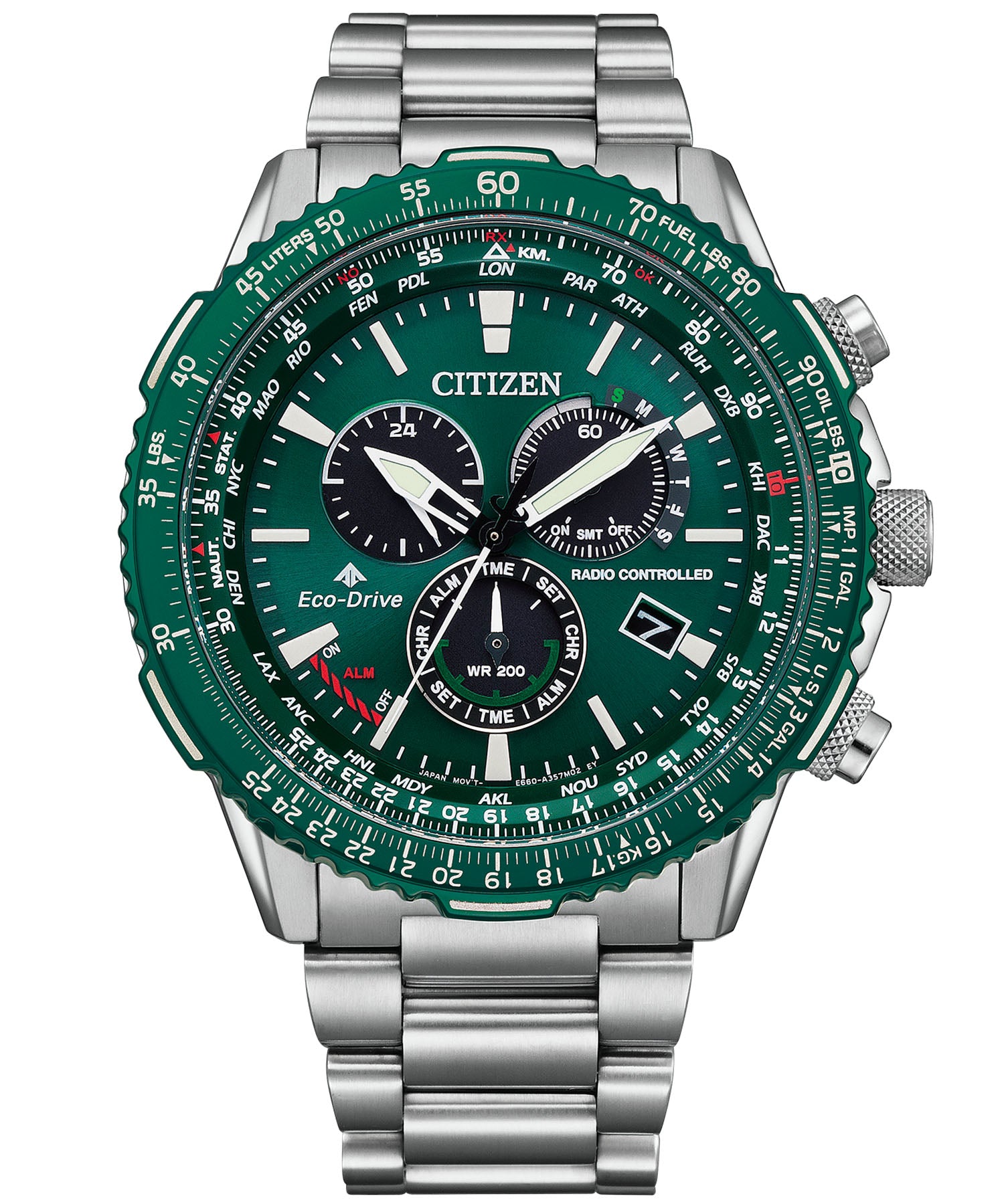PROMASTER PROMASTER PROMASTER PROMASTER Eco-Drive Radio-Controlled Watch SKY Series