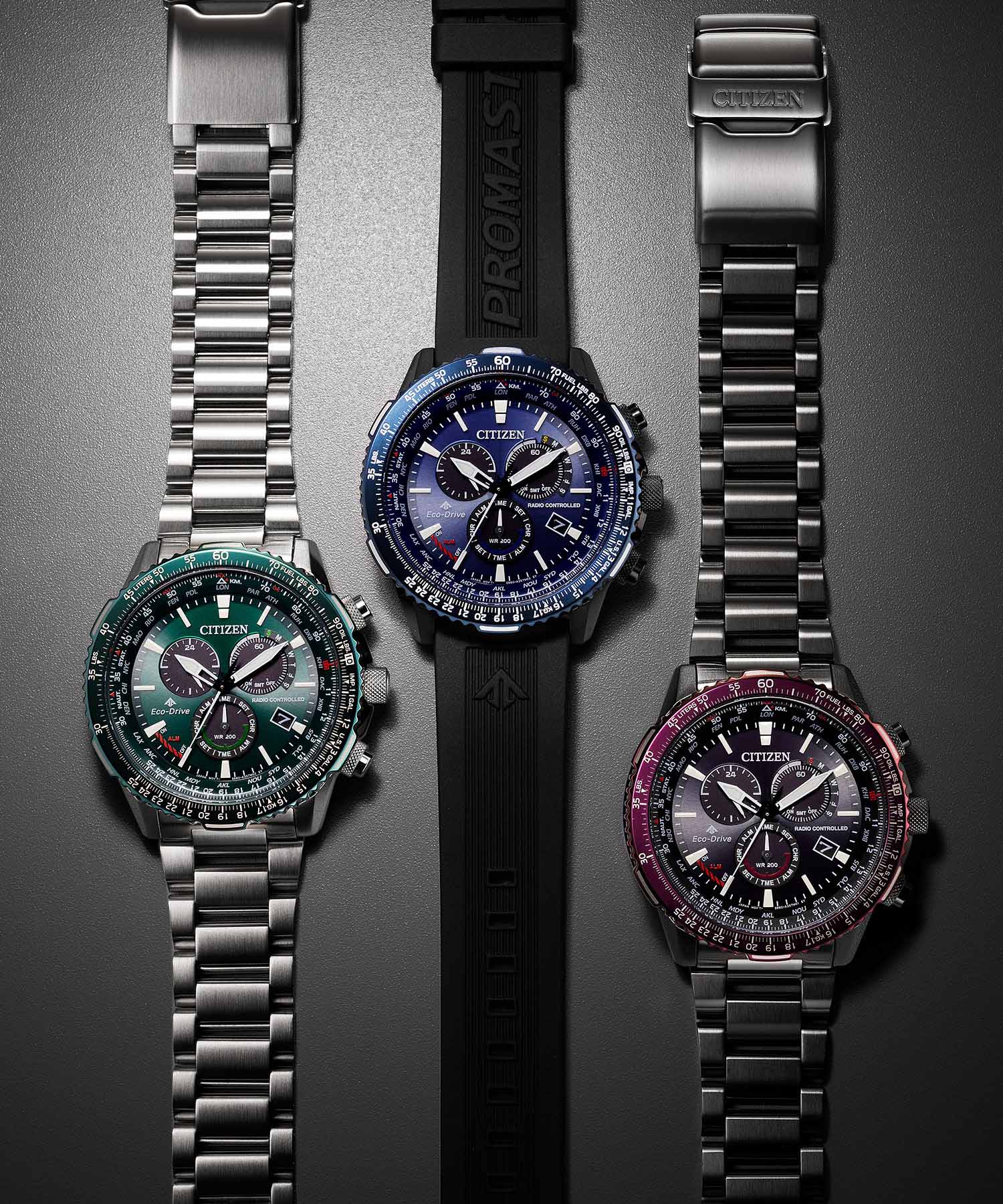 PROMASTER PROMASTER PROMASTER PROMASTER Eco-Drive Radio-Controlled Watch SKY Series