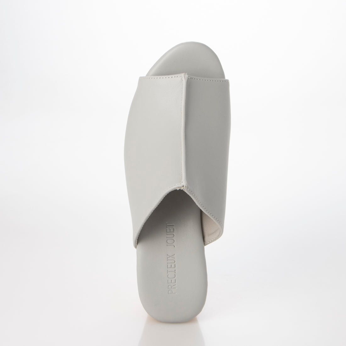 PRECIEUX JOUET Center seam wedge mules