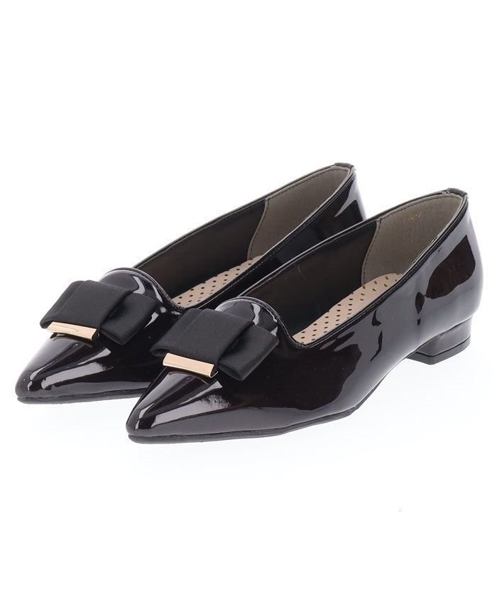 PRECIEUX JOUET Takako×PJ pointed ribbon pumps