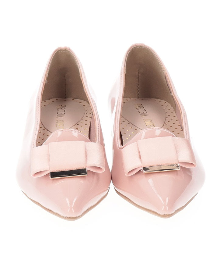PRECIEUX JOUET Takako×PJ pointed ribbon pumps