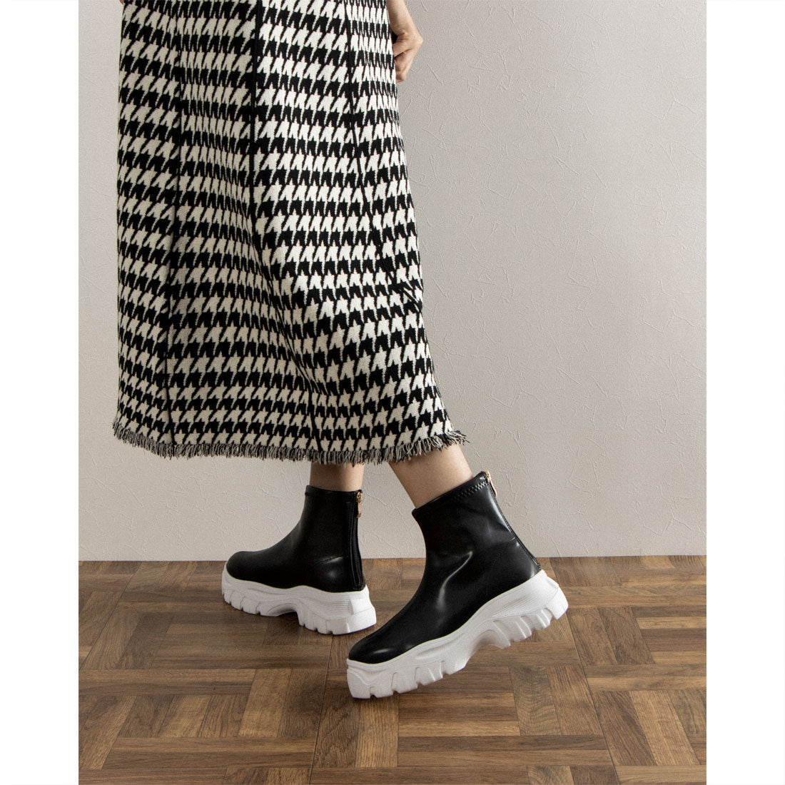 PRECIEUX JOUET stretch sneaker boots