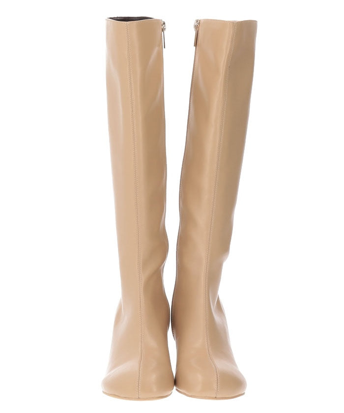 PRECIEUX JOUET Oblique Zip Long Boots
