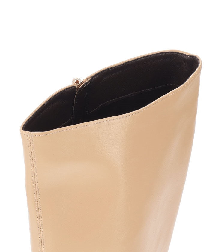 PRECIEUX JOUET Oblique Zip Long Boots