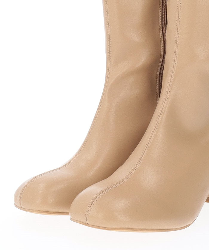 PRECIEUX JOUET Oblique Zip Long Boots