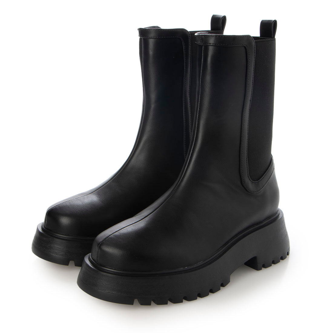 PRECIEUX JOUET Track Sole Mid Side Gore Boots
