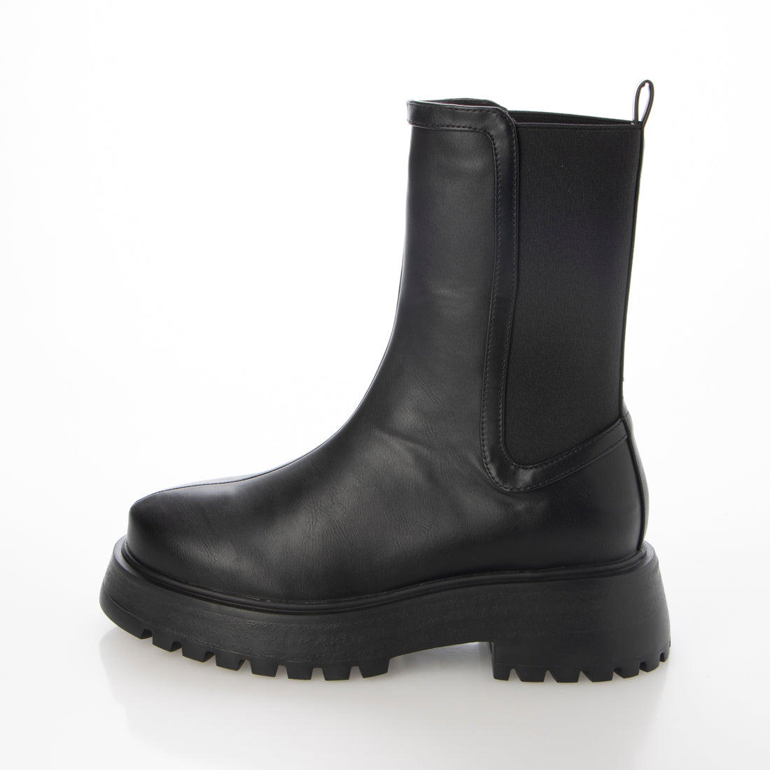PRECIEUX JOUET Track Sole Mid Side Gore Boots
