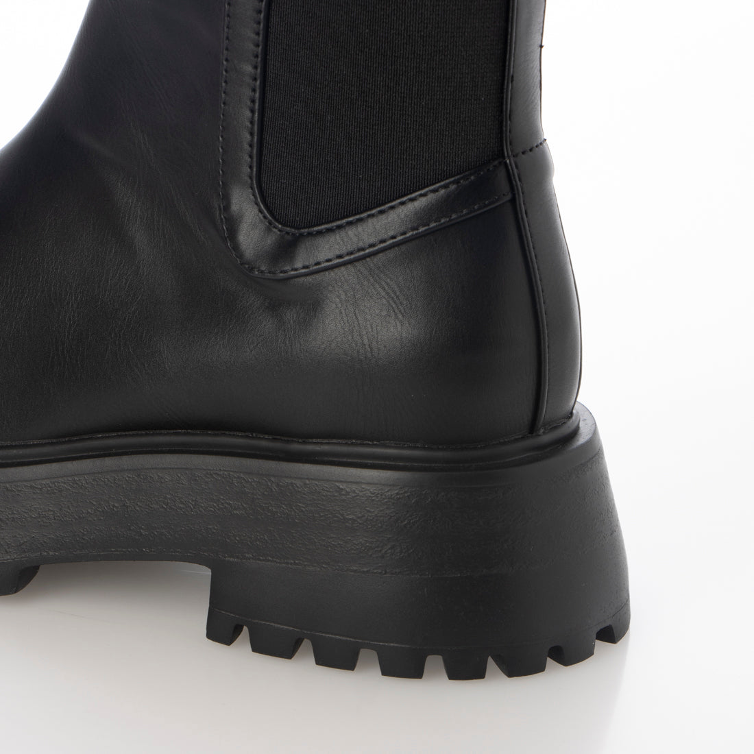 PRECIEUX JOUET Track Sole Mid Side Gore Boots