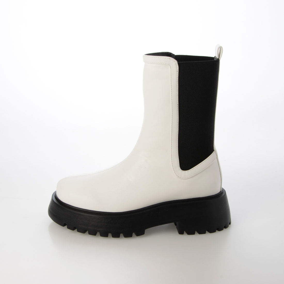 PRECIEUX JOUET Track Sole Mid Side Gore Boots