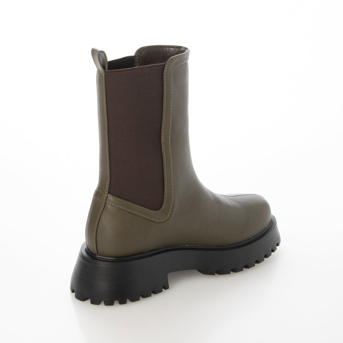 PRECIEUX JOUET Track Sole Mid Side Gore Boots