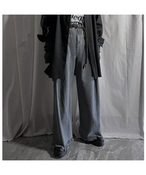 プロヴォーク PROVOKE PROVOKE ジーンズ tuck wide denim PV-050071 タック ワイド （black/ブラック） black/ブラック
