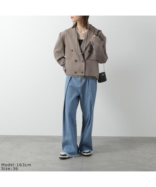 プロヴォーク PROVOKE PROVOKE ジーンズ tuck wide denim PV-050071 タック ワイド （black/ブラック） black/ブラック