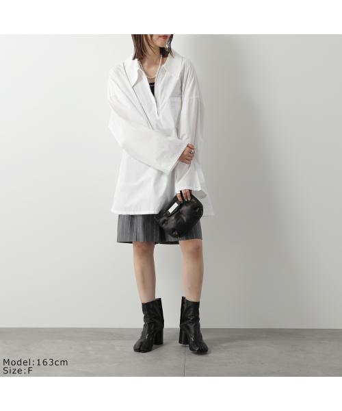 プロヴォーク PROVOKE PROVOKE シャツ typewriter big shirt PV-030054 コットン （offwhite/ホワイト） offwhite/ホワイト