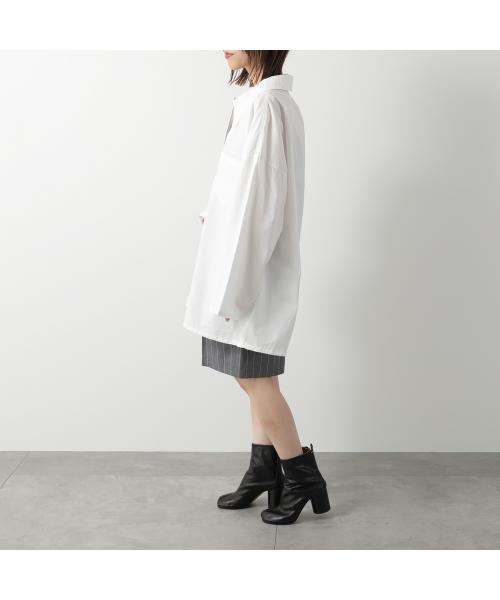 プロヴォーク PROVOKE PROVOKE シャツ typewriter big shirt PV-030054 コットン （offwhite/ホワイト） offwhite/ホワイト