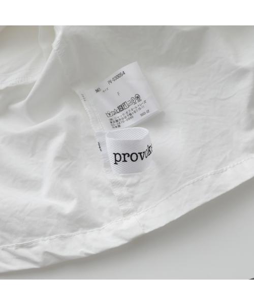 プロヴォーク PROVOKE PROVOKE シャツ typewriter big shirt PV-030054 コットン （offwhite/ホワイト） offwhite/ホワイト