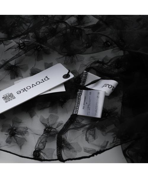 プロヴォーク PROVOKE PROVOKE プルオーバー tulle ribbon dot P/O PV-010060 （ivory/アイボリー） ivory/アイボリー