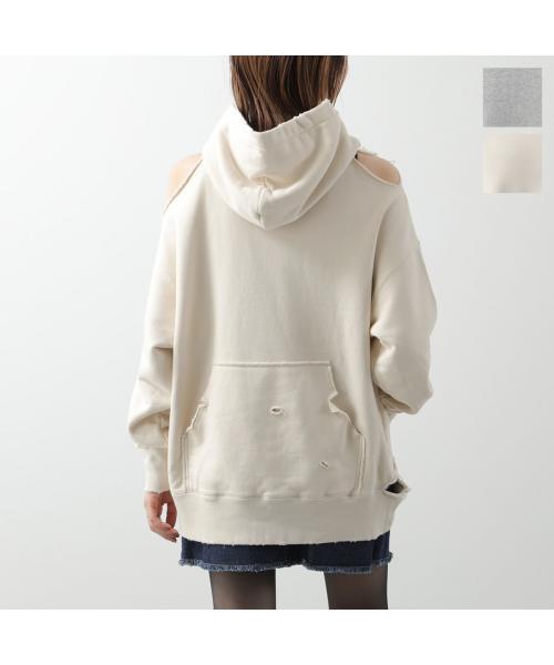 PROVOKE パーカー damage hoodie PV-010057 プルオーバー （gray/グレー） gray/グレー