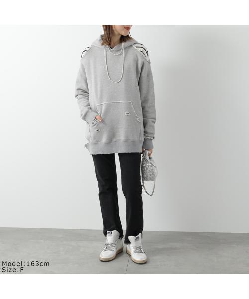 PROVOKE パーカー damage hoodie PV-010057 プルオーバー （gray/グレー） gray/グレー