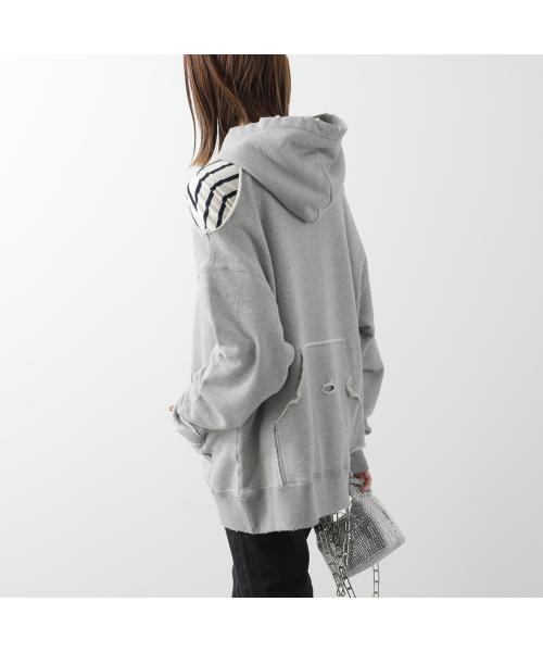 PROVOKE パーカー damage hoodie PV-010057 プルオーバー （gray/グレー） gray/グレー